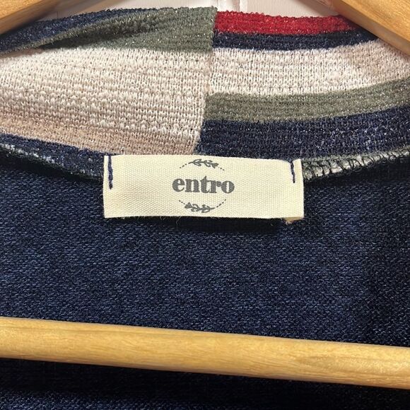 Entro open front long sleeve cardigan - Picture 2 of 5